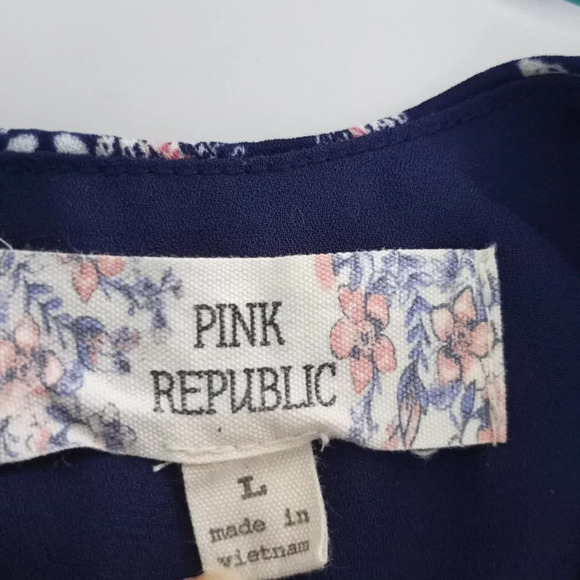 Pink Republic Ikat print tank dress size Large - Picture 5 of 10